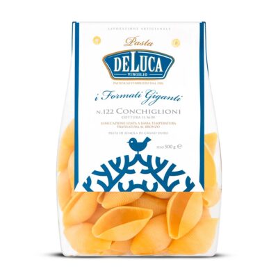 Makaron włoski duże muszele jasne DELUCA 500 g