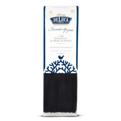 Makaron włoski spaghetti czarny nero di seppia DeLuca 500 g