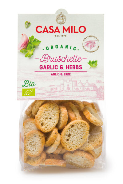 Bruschetta czosnek z ziołami 120g BIO