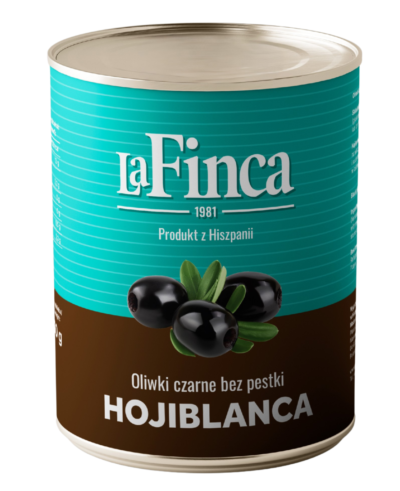 Oliwki czarne bez pestek 3000g / 1450g La Finca
