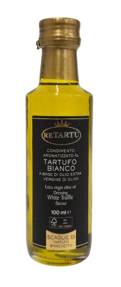 Dressing z oliwy extra virgine z kawałkami białej trufli 100 ml